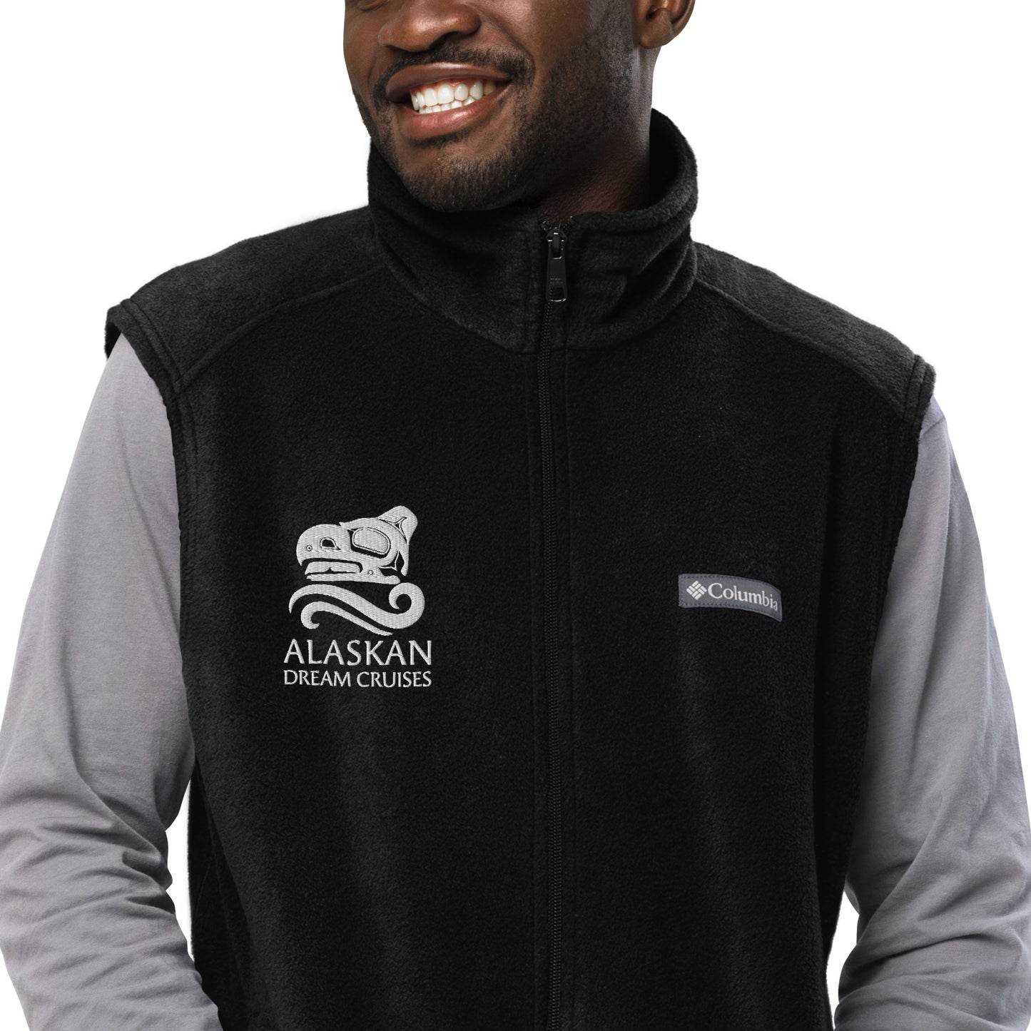 Logo'd Men’s Columbia Fleece Vest