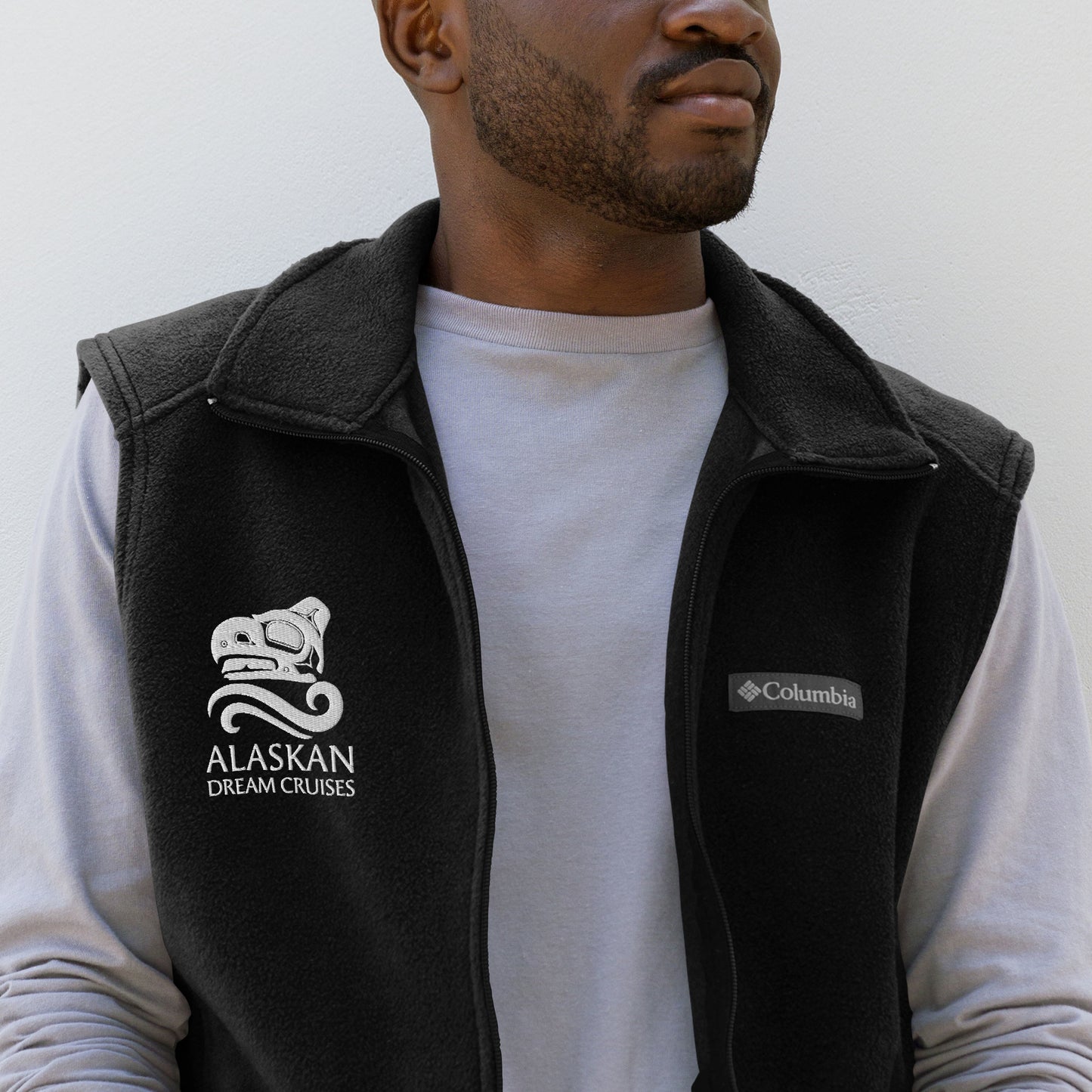 Logo'd Men’s Columbia Fleece Vest
