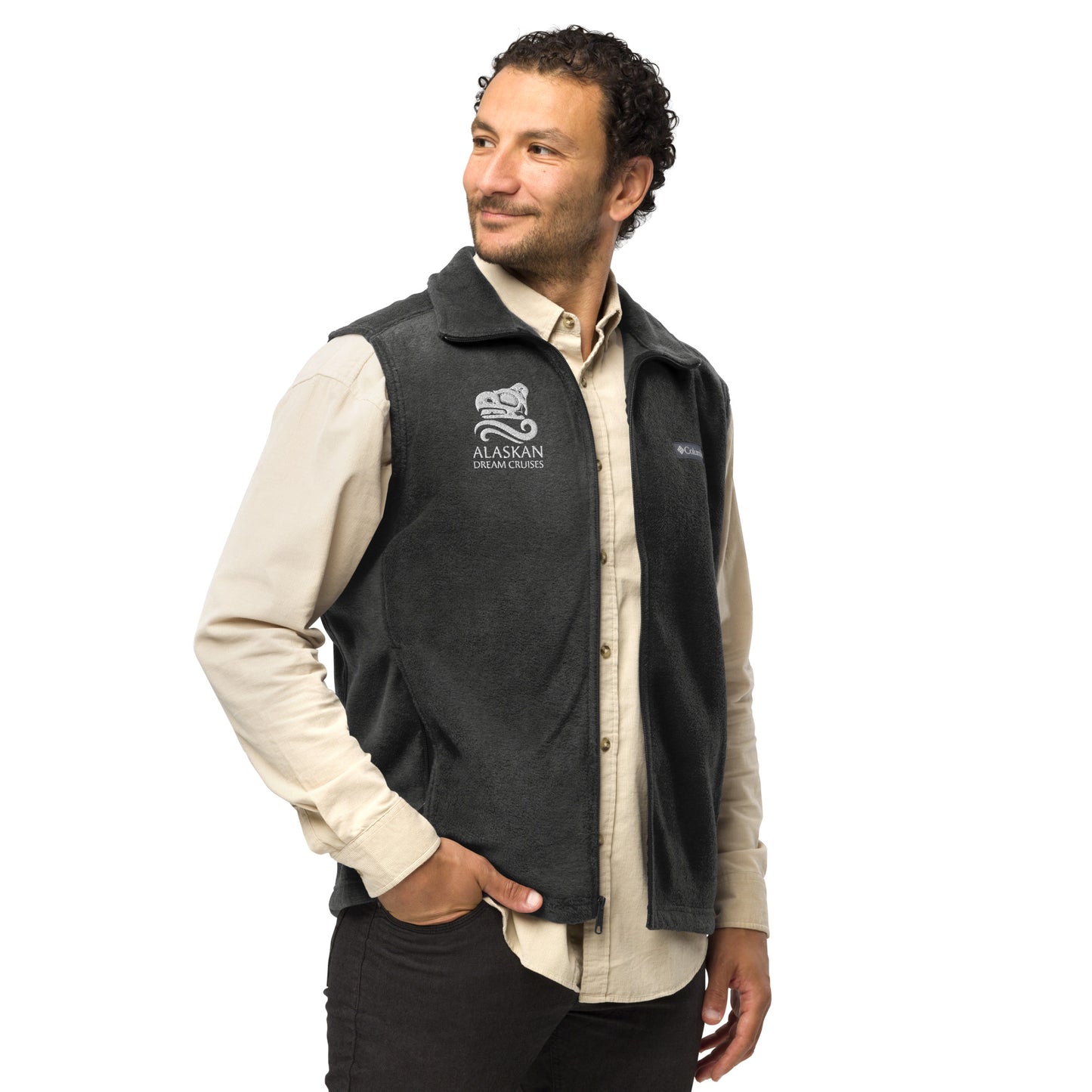 Logo'd Men’s Columbia Fleece Vest