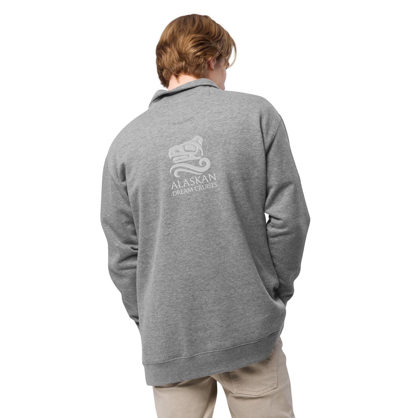 Unisex fleece pullover