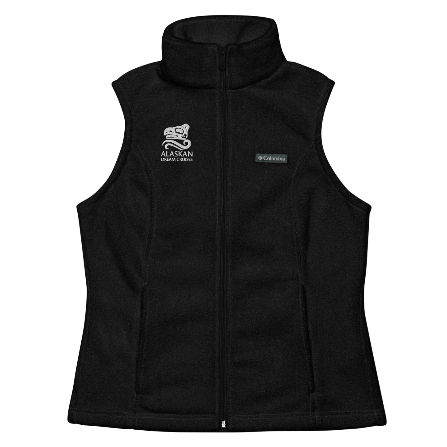 Logo'd Women’s Columbia fleece vest